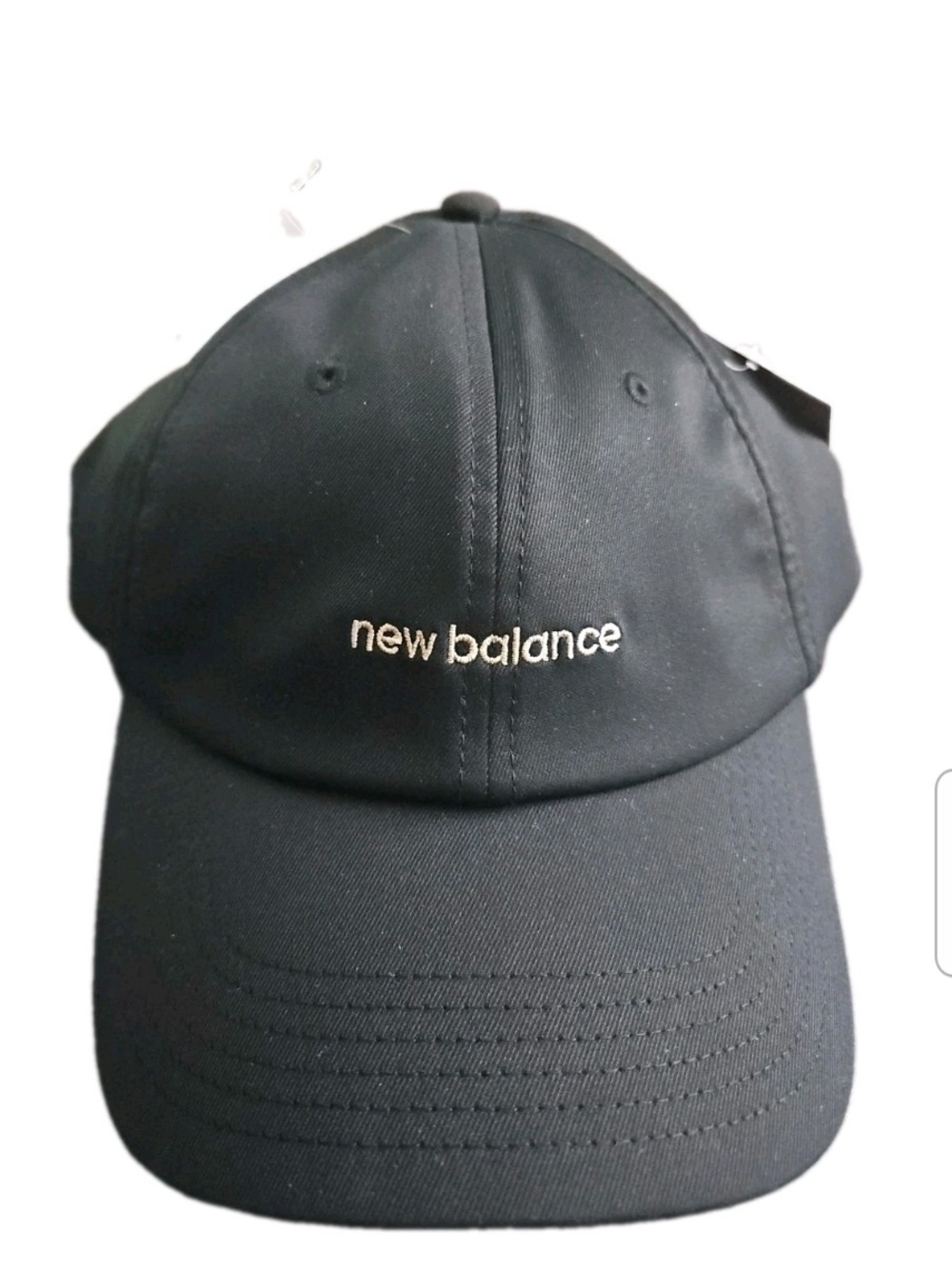 New Balance Black Adjustable Mesh Hat Cap Reflective, Dry, Logo